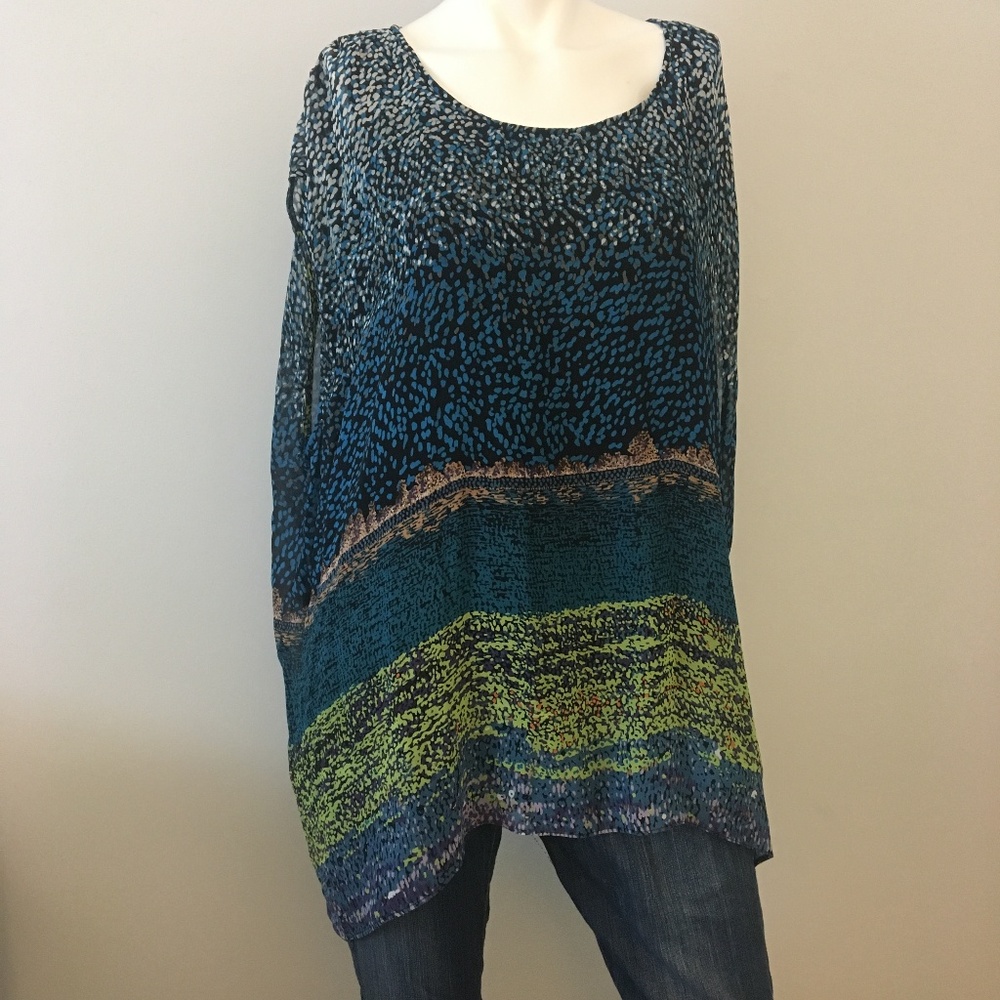 Sleeveless High low Blouse, NWOT